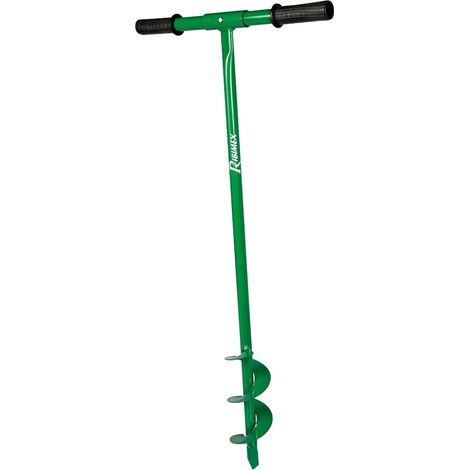 Tarière manuelle hauteur 100 cm, Bêche-tarière de jardinage, forage diam 10 cm, Planter des Arbustes,Fleurs, Bulbes (1/2)