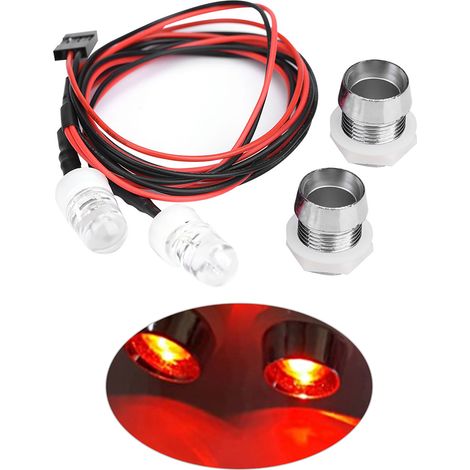 Stück 20mm LEDs für RC-Modellbau, Drift-Car-Scheinwerfer, Rotlichtzubehör (19) (1/5)