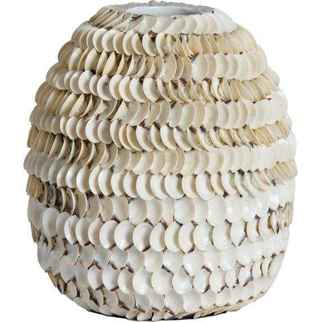 Elegante weiße Bambus-Vase Light & Living Sarria (1/3)