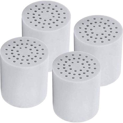 LAN Cartouches Filtrantes Universelles pour Douche à 15 éTages (Paquet de 4) éLimine Le Chlore, Les Micro-Organismes et l'eau Dure - Remplacement