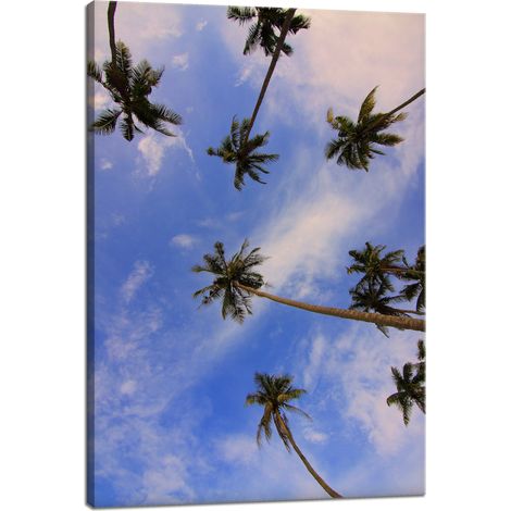 Impression sur toile Nature Cocotiers 40x60 cm