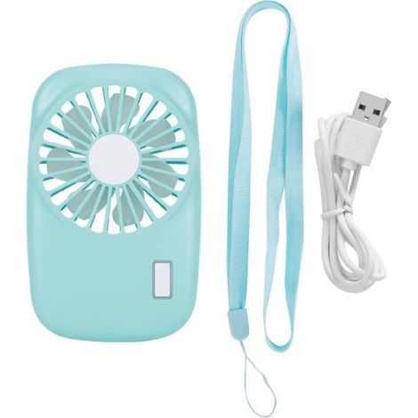 Ventilateur De Poche - USB Rechargeable - 12 cm Diamètre - Autonomie 4 h - Pour Bureau Voyage Chambre - 1 Pièce (1/5)