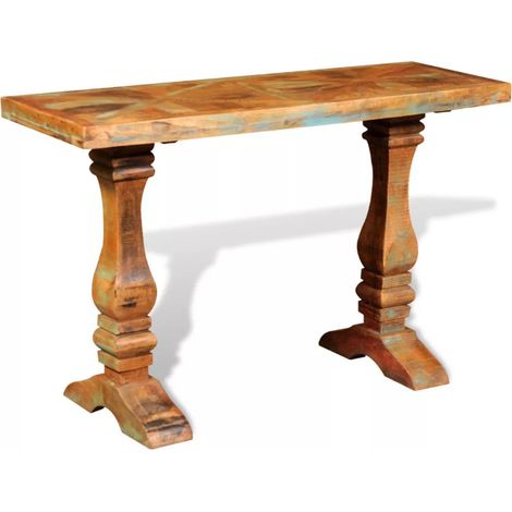 Table console Bois de récupération massif vidaXL (1/5)