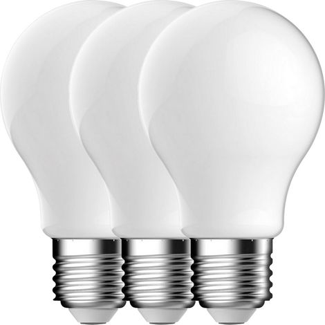 Nordlux 5181021523 Ampoule à incandescence CEE E (A - G) E27 8.5 W blanc chaud (Ø) 60 mm 3 pc(s)