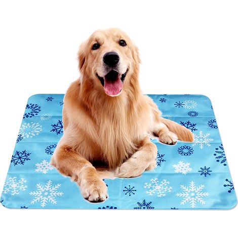 1 Tapis rafraîchissant,Gel non toxique,PVC imperméable,Intérieur et extérieur,Chien et chat (1/5)