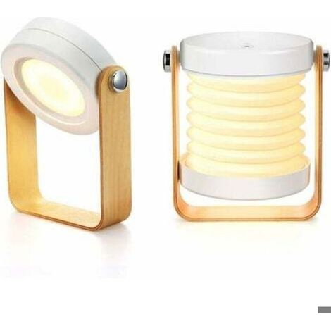 Lampe de chevet tactile à intensité variable, lampe de chevet portable pour table de nuit, veilleuse sécurisée (1/5)