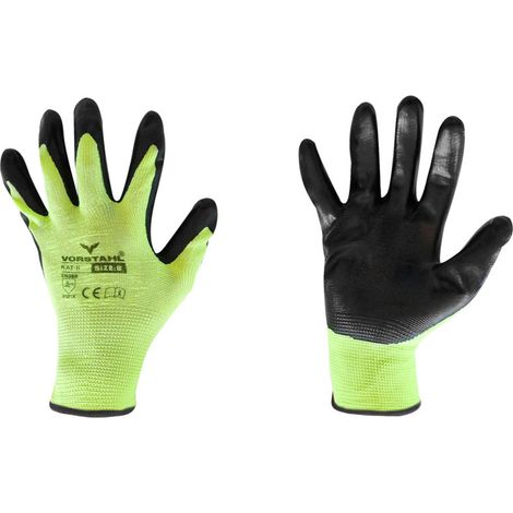 Gants de travail Gants de protection Construction Jardin vert r8 Vorstahl (1/2)