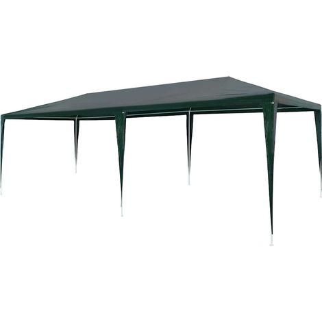 Tente de réception 3x6 m PE Vert (1/5)