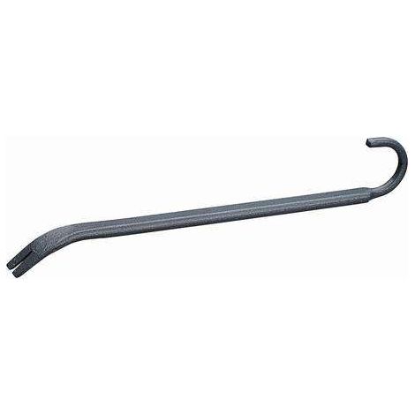FREUND Schieferhebeeisen flach-oval, 20 x 12 mm, mit Nagelklaue und Haken 00300000 Hebeeisen