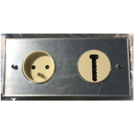 Arnould 272H31I40I05 Double Prise - 2P+T + Tél - Europa - Plexiglas (1/2)