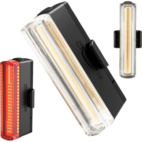 Luz trasera para bicicleta Magicshine Seemee USB de 50 lm con modo de conducción en grupo. (1/5)