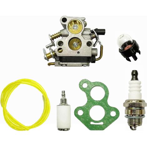 Carburateur avec Filtre à air Bougie d'allumage pour Husqvarna 135 140 140E 435 435E 440 440E Jonsered CS2240 CS2240S CS410 Tronçonneuse remplace C1T-EL41 C1T-EL41A 506450501 358381800 506 45 05 01