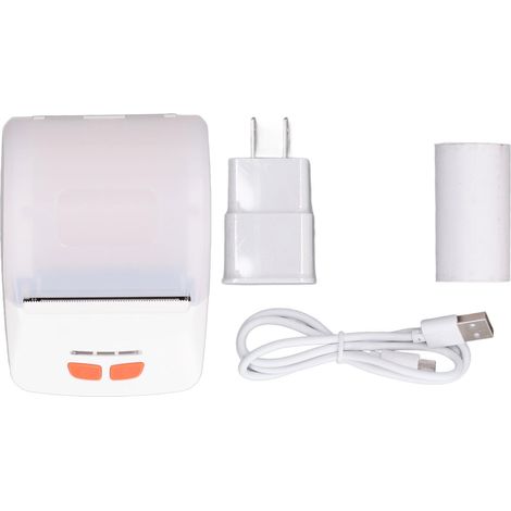 Imprimante thermique portable Bluetooth mini ticket de poche pour restaurant 100-240V prise US (1/5)