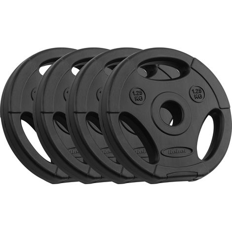 Juego de carga bituminosa 4x1,25 kg 5 kg placa de 31 mm con asas (1/5)