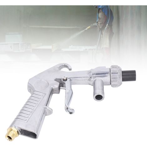Pistolet de sablage avec kit accessoires pour polissage et nettoyage