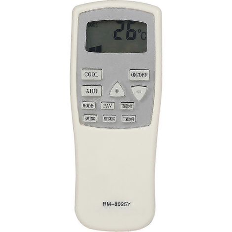 Télécommande universelle RM-8025Y compatible uniquement avec les climatiseurs Chunlan, tous modèles KFR-35GW, VK, VJ et KFR-25GW. (1/5)
