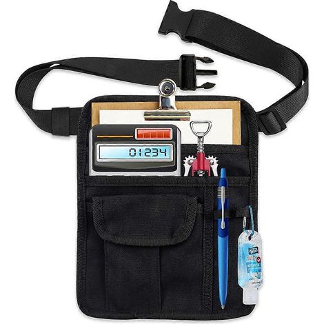 Ceinture porte-outils de jardin avec 5 poches et réglable, idéale pour les serveurs de bars et restaurants, la peinture, le nettoyage et les réparations - AquaForge (1/5)