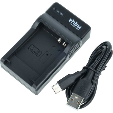 vhbw USB-C Ladegerät kompatibel mit Canon PowerShot A3200 IS, A3150 IS, A3300 IS, A3300IS, A3200IS Kamera - Ladeschale + USB-C Kabel Ladeanzeige (1/5)