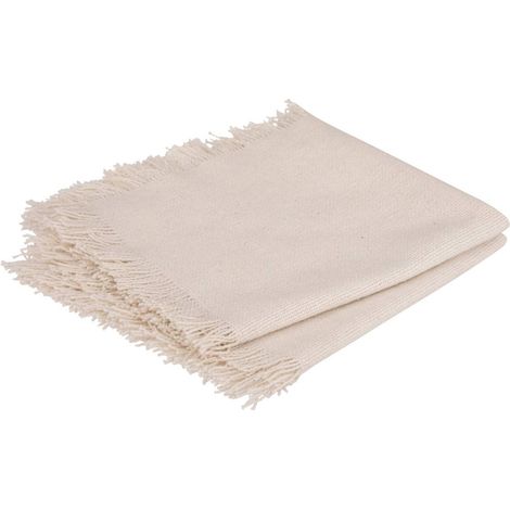 Set di 2 tovaglioli bianchi maha 40x40cm - Atmosphera créateur d'intérieur (1/2)