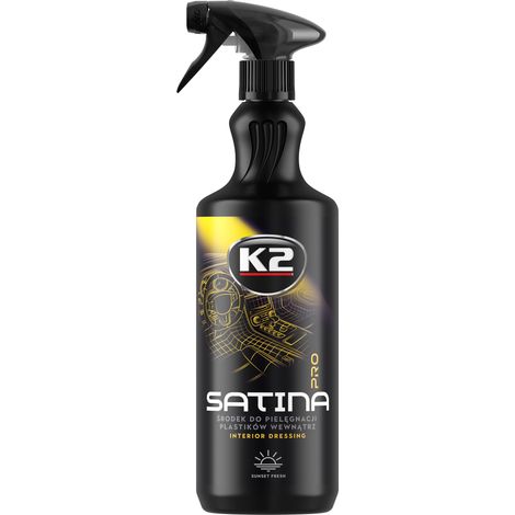 K2 Satina PRO Sunset Fresh, produit d'entretien pour plastique, atomiseur 1L D5011 (1/5)