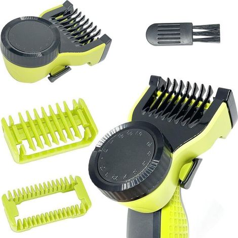 One Blade Lames de rechange et embouts pour QP2520 QP2530 QP2620 QP2630 14 réglages de longueur de 0,4 mm à 10 mm (1/4)