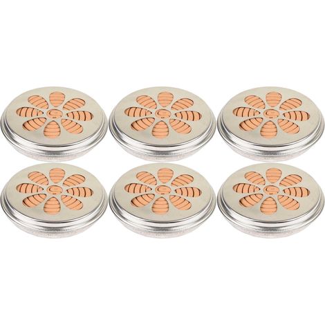 Spirales citronelle dans brûleur en métal Lot de 6 (1/4)