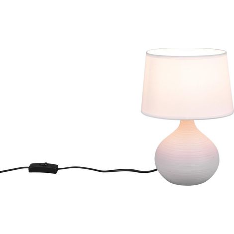 Lampada tavolo da Interno E14 in Ceramica Cappuccino (1/2)
