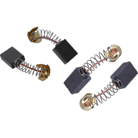 12 balais de carbone 9 x 6 mm pour meuleuses d'angle électriques CB411 et 20 balais de carbone Makita CB-153 pour scies CB153 6,3 mm x 13,3 mm x 17 mm. (1/5)
