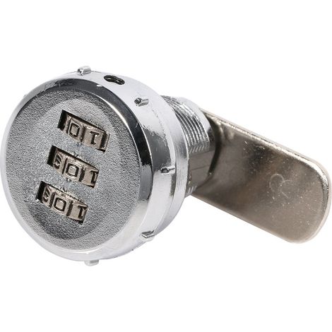 Serrure Armoire Mécanique Verrouillage Tiroir Mot De Passe Code À 3 Chiffres Numérique pour Armoire Placard Tiroir Boîte Aux Lettres 0.59mm (1/5)