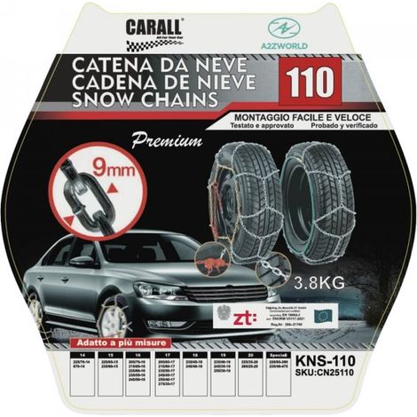 Catena Da Neve 9mm KNS110 Gruppo 110 Omologato ONORM V5117