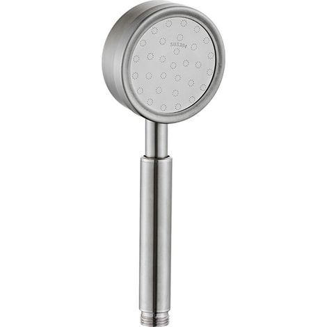 Pommeau de douche à pression épais 304, pour salle de bain, compatible avec chauffe-eau, argenté, haute pression, économie d'eau, facile à nettoyer (1/5)