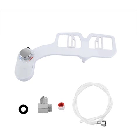 Bidet hygiénique non électrique à filetage 3/8, jet d'eau pour le nettoyage du siège de toilette (1/5)