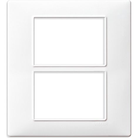 VIMAR - 14659.01 6M (3+3) placa blanca