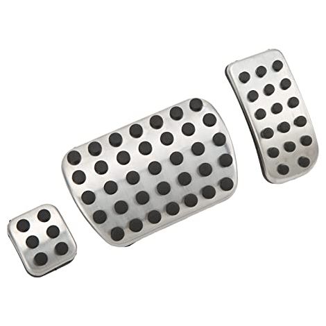 Zoternen Fußpedal-Pads-Set, Akozon Aluminiumlegierung rutschfeste Leistung Fußpedal-Pads Auto-Pedalabdeckungen Für V-Klasse Vito Metris Viano W447 W639 2016-2019