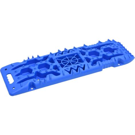Planches de traction récupération tout-terrain en nylon renforcé 10 tonnes bleu lot de 2 (1/4)
