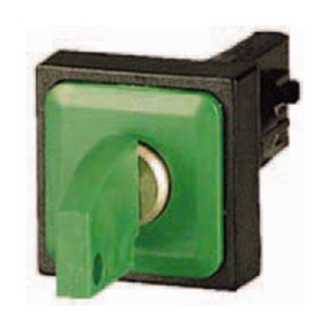 Bouton à clé 3 positions vert à rappel EATON Q25S3-GN (1/2)