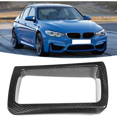 Garniture de coffre arrière en fibre de carbone pour compartiment de siège arrière, compatible avec BMW M3, M4, F80 et F82. (1/5)