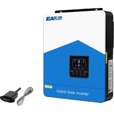 Onduleur Solaire Hybride, Sortie Onde Sinusoïdale Pure, Système de Charge MPPT, SMH-III-6.2KW-WiFi (1/2)