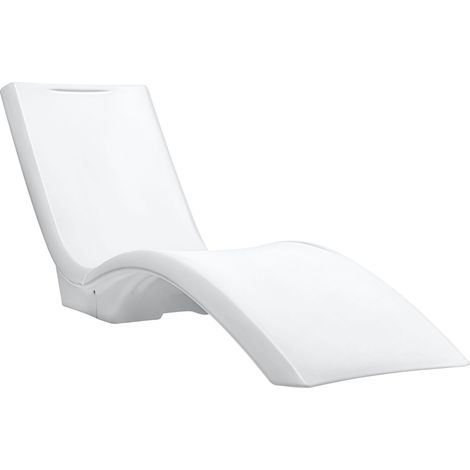 Step2 Vero Pool Lounger Chaise Longue De Piscine En Plastique - Blanche  Transat Avec Base Lestable Et Plastique Uv20 - Pour Une Profondeur D'Eau Jusqu'À 30,5 Cm Bain De Soleil D'Extérieur/De Jardin (1/5)
