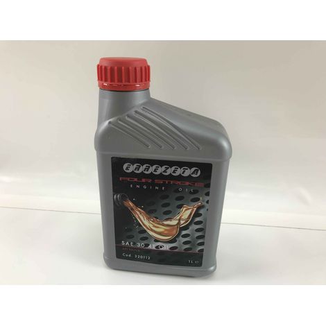 Olio motore 4T SAE30 1 litro lubrificante 4 tempi TRATTORINO RASAERBA  320112