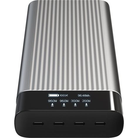 HyperJuice 245W USB-C 100Wh Akku mit OLED-Display