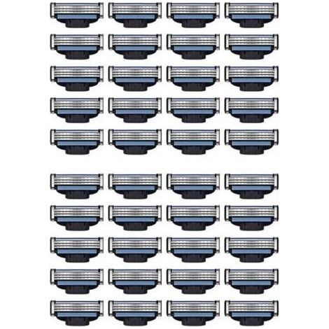 Nachfüllklingen für elektrische Herrenrasierer – 40er-Packung, Mach 3 Ersatzklingen für Gillette-Rasierer, Mach 3 Rasierer-Ersatzklingenpackung (1/5)