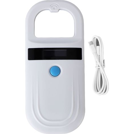 Scanner de micropuces 1000 enregistrements, lecteur de puces d'animaux portatif Bluetooth Rechargeable pour EMID FDX B Type 1