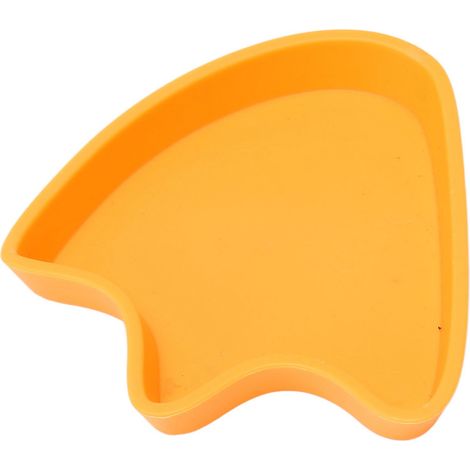 Gamelle pour reptiles en forme d'empreinte de patte, grande capacité, avec abreuvoir intégré. Accessoires pour reptiles. (1/5)