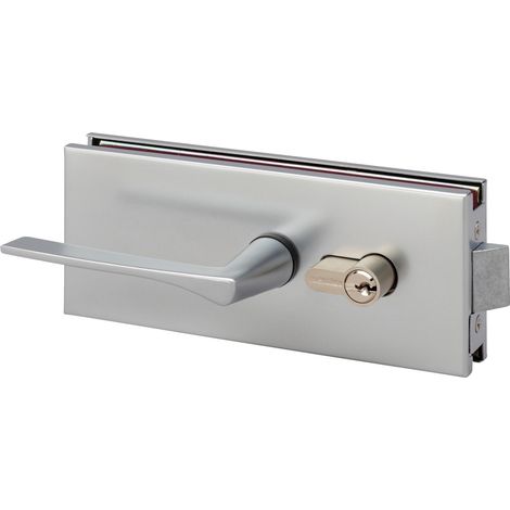 Schloss Metalux 9045 chrom Edelstahl gebürstet 8 mm