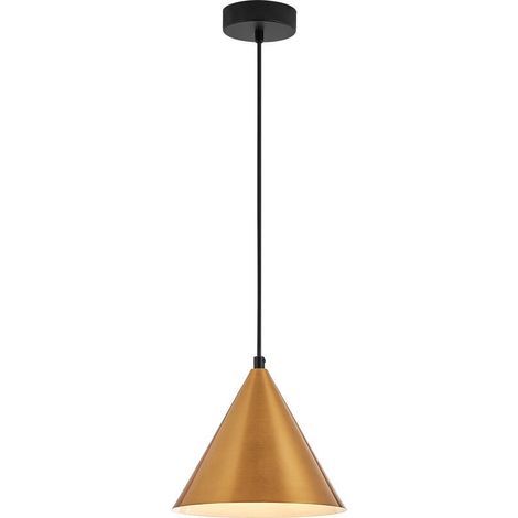 Suspension décorative 1xE27 23W IP20 – Métal doré (1/4)
