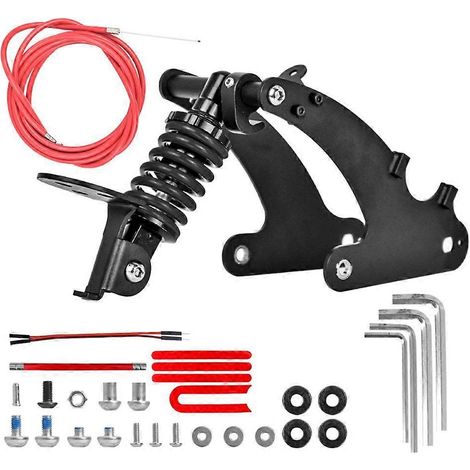 Amortiguador de suspensión trasera modificado de color negro para patinete eléctrico Xiaomi M365/1S (1/5)