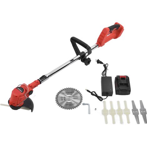 Tondeuse électrique à batterie 3000mAh, longueur réglable, débroussailleuse pour jardin et verger, prise américaine 100-240V (1/5)