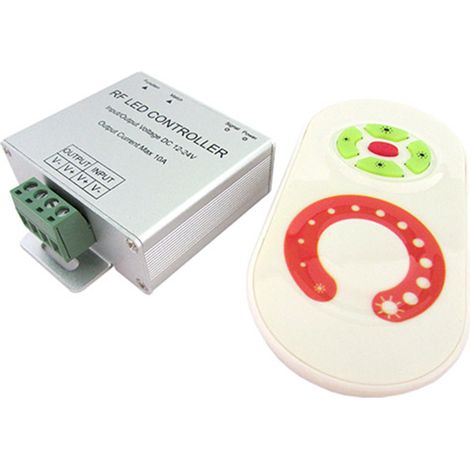 Led Dimmer Mono Colore 12V 24V 10A Con Telecomando RF Wireless Per Bobina Led RF303