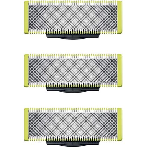Gisam – Ersatzklingen für Philips OneBlade Rasierer – Edelstahl – Präziser Schnitt – 3er-Pack – Für Nass- und Trockenrasur (1/5)